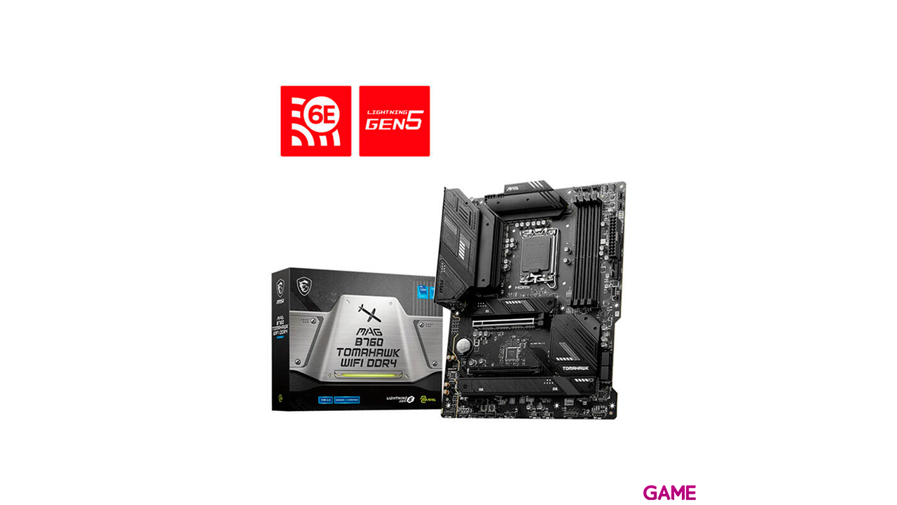 MSI MAG B760 Tomahawk WIFI DDR4 LGA 1700 ATX - Placa Base-0