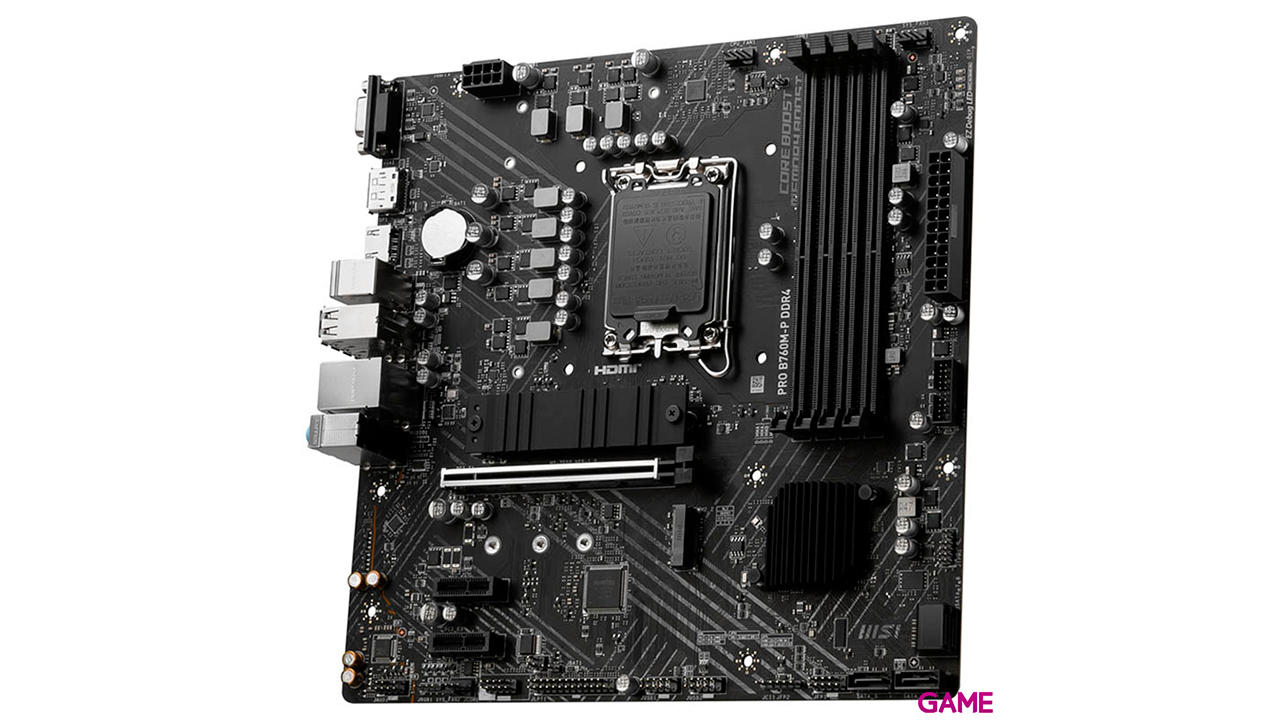 MSI Pro B760M-P DDR4 B760 LGA 1700 micro ATX - Placa Base-2