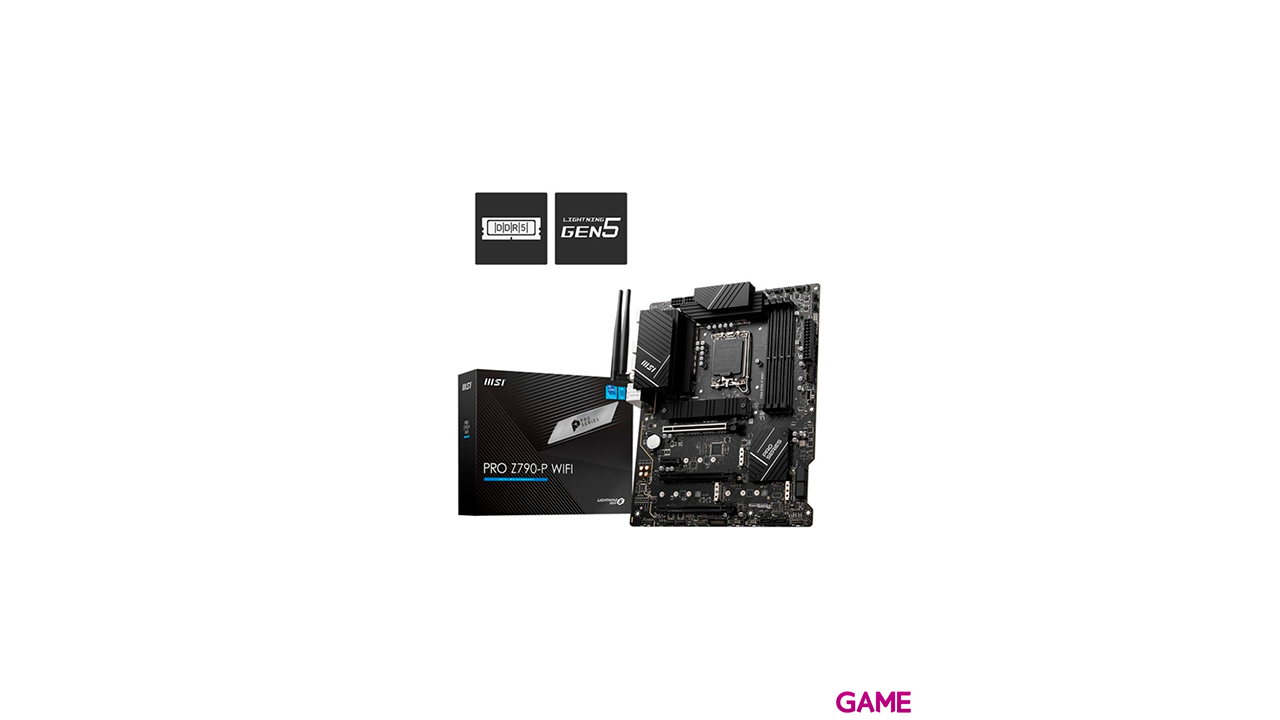 MSI Pro Z790-P WIFI Z790 LGA 1700 ATX - Placa Base-0