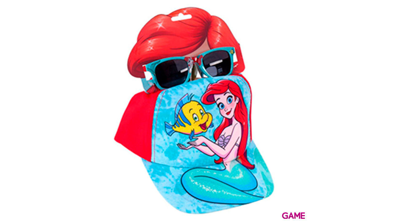 Set gorra gafas sol La sirenita Disney-0