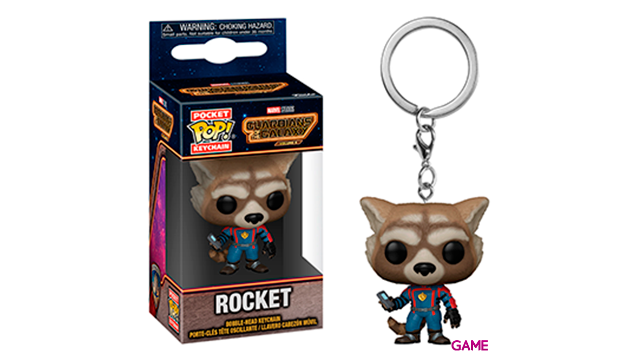 Llavero Pocket POP Marvel Guardianes de la Galaxia Rocket-0