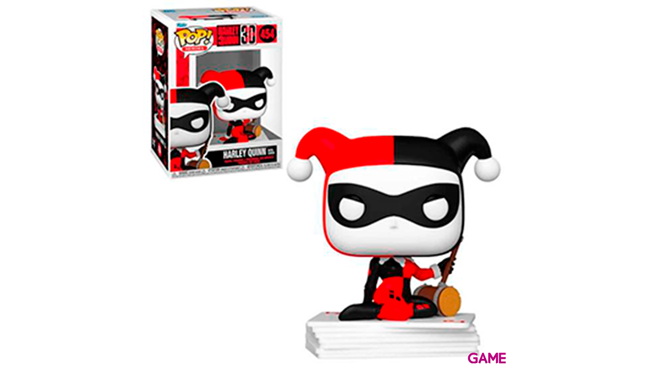 Figura Pop DC: Harley Quinn con Cartas Ed. Especial-0