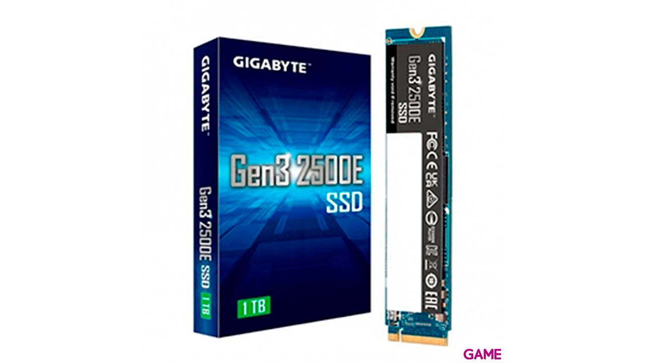 Gigabyte Gen3 2500E SSD 1TB M.2 1000 GB PCI Express 3.0 3D NAND NVMe - Disco Duro-0