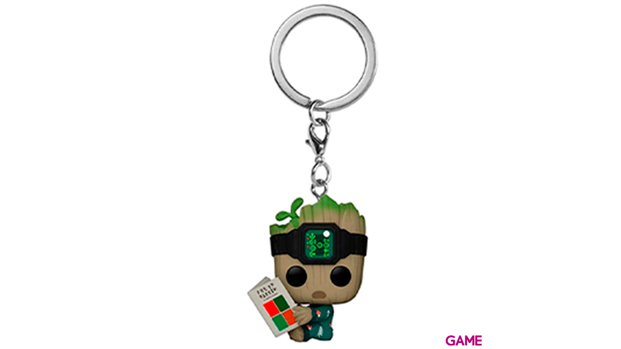 Llavero Pocket POP Marvel I am Groot Groot with Onesie-1
