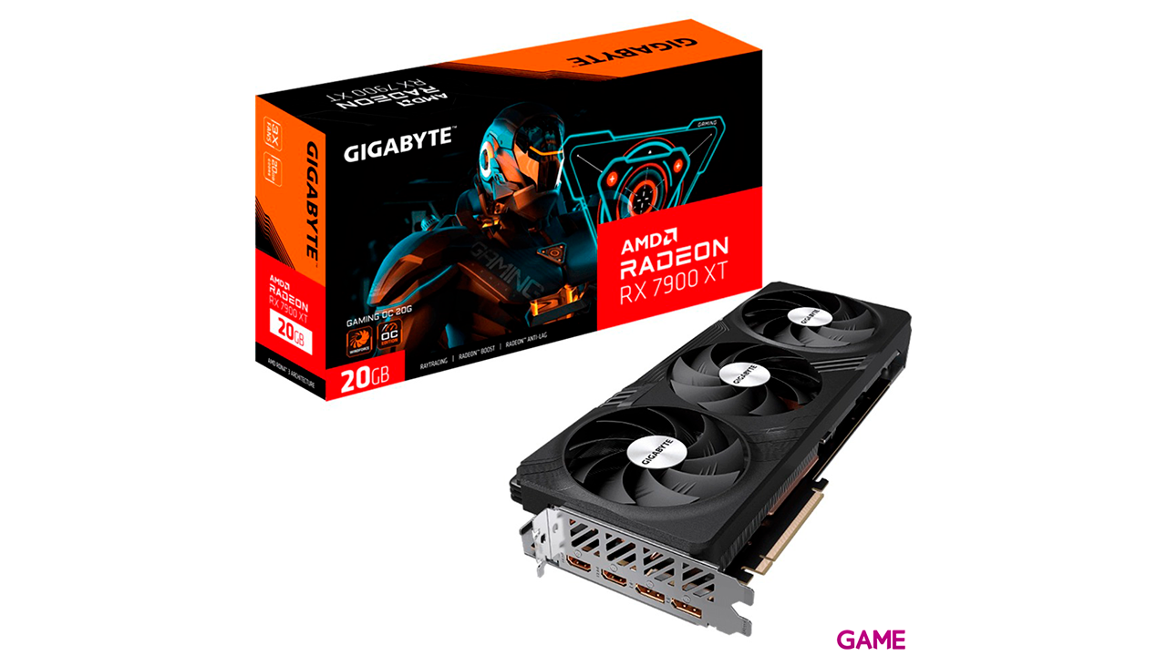 Gigabyte Radeon RX 7900 XT Gaming OC 20GB GDDR6 - Tarjeta Grafica Gaming-0