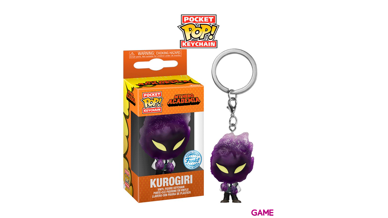 Llavero Pocket POP My Hero Academia Kurogiri Exclusive-0