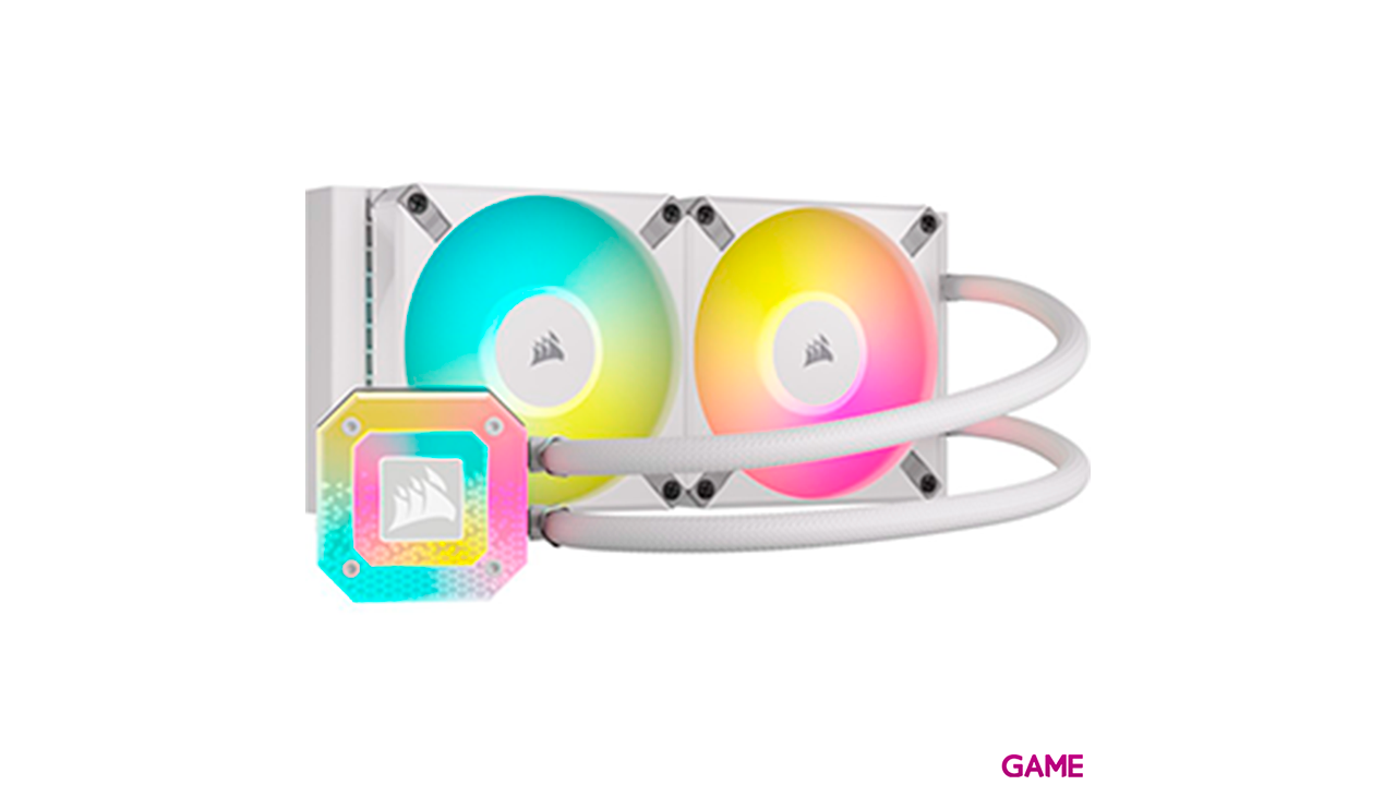 Corsair ICUE H100I Elite Capellix XT Blanco - Refrigeracion Liquida-0