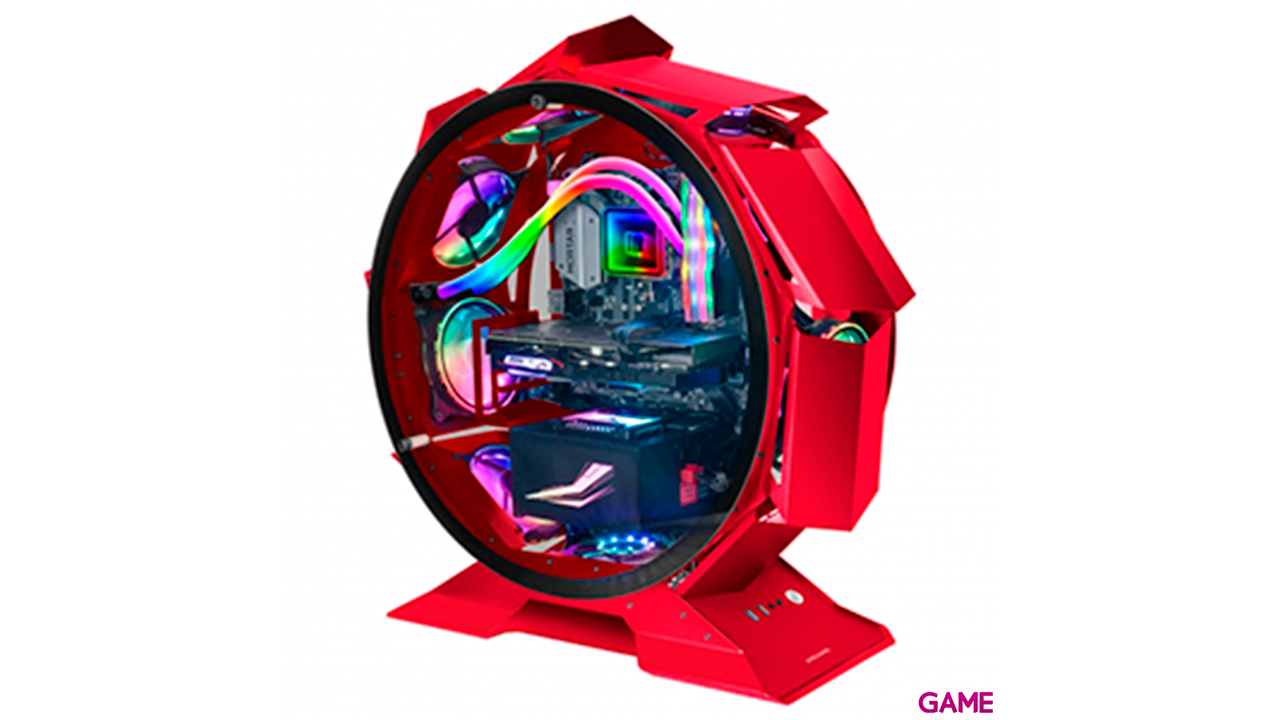 Mars Gaming MCORB Rojo Caja Micro-ATX XL Doble Cristal Templado - Caja Ordenador-3