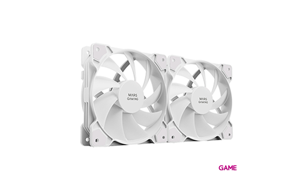 Mars Gaming MF-PROX2 Silencioso Blanco - Ventilador Caja-0