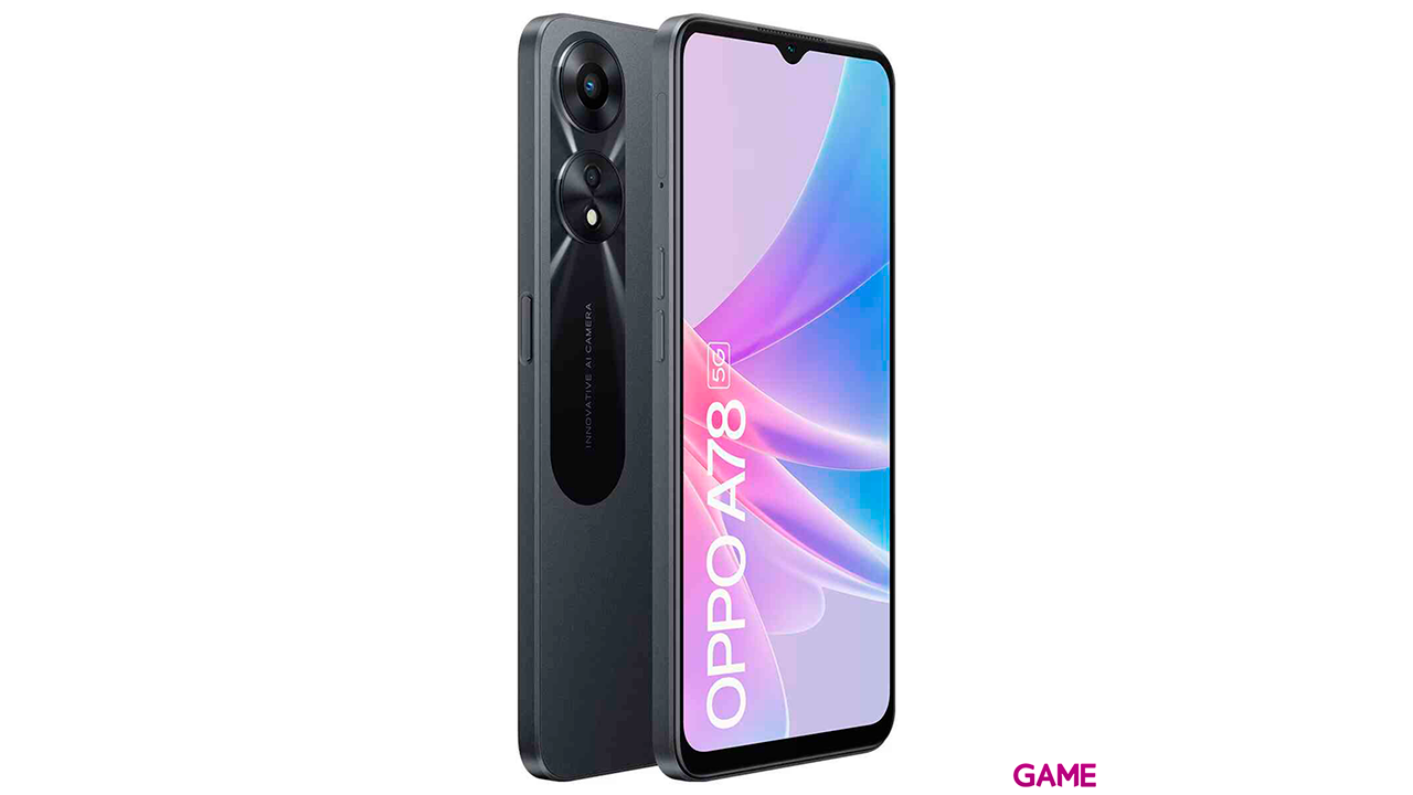 OPPO A78 5G 128GB Negro - Telefono Movil-3