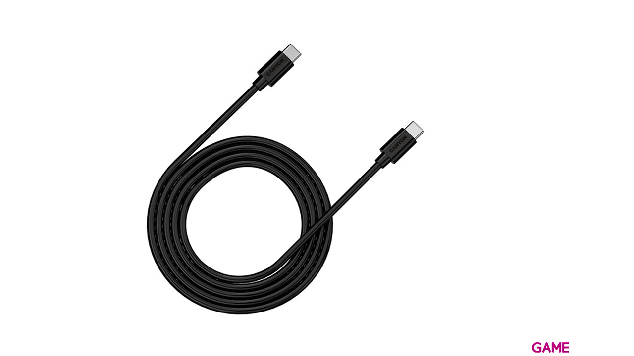 Canyon C-12 USB C 2m Negro - Cable-0
