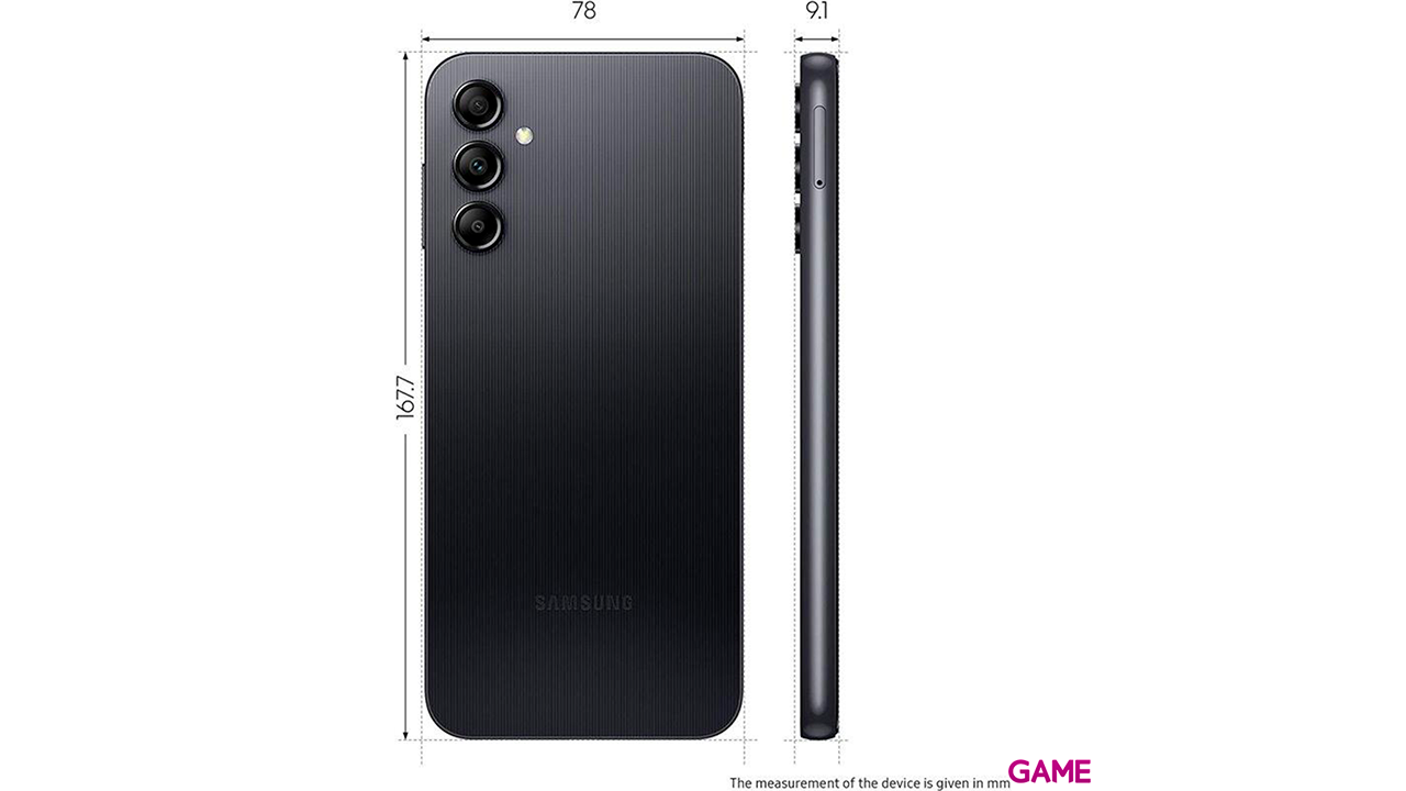 Samsung Galaxy A14 128GB Negro - Telefono Movil-1