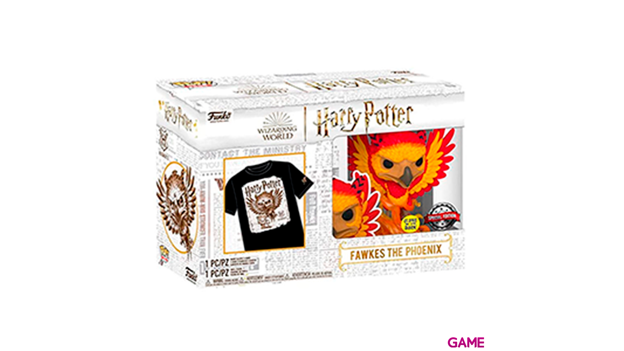 Set figura POP Tee Harry Potter Patronus Exclusive Talla M-0