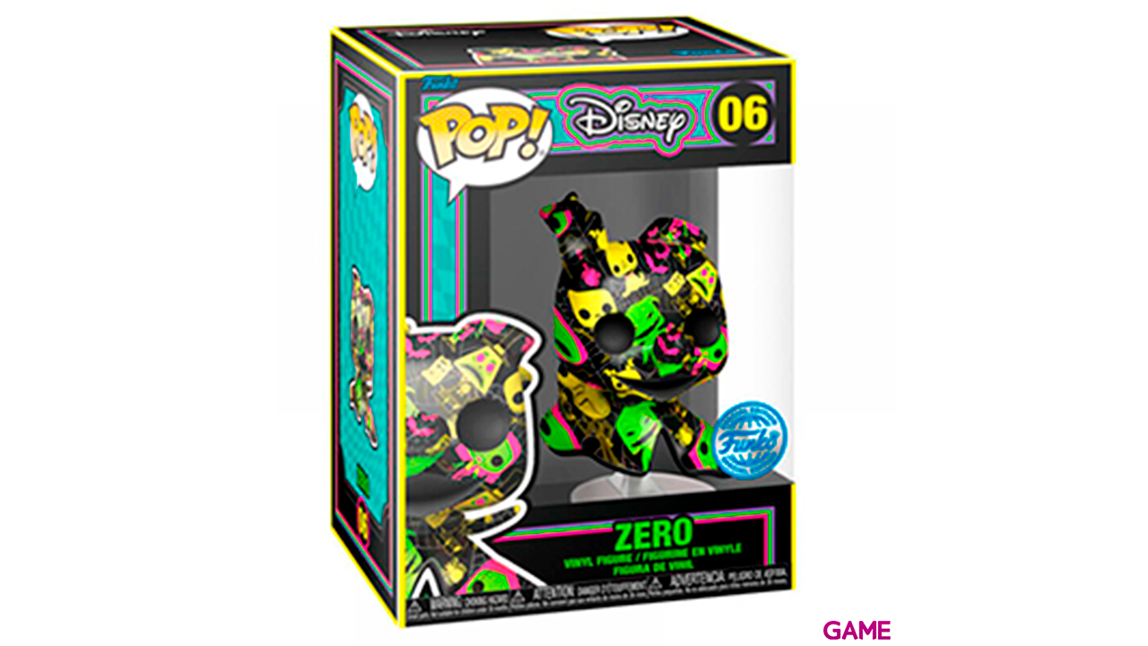 Figura POP Arts Series Disney Pesadilla Antes de Navidad Zero Exclusive-1