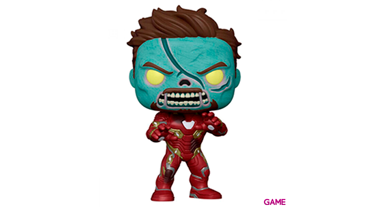 Figura POP Marvel What if Zombie Iron Man Exclusive 25cm-0
