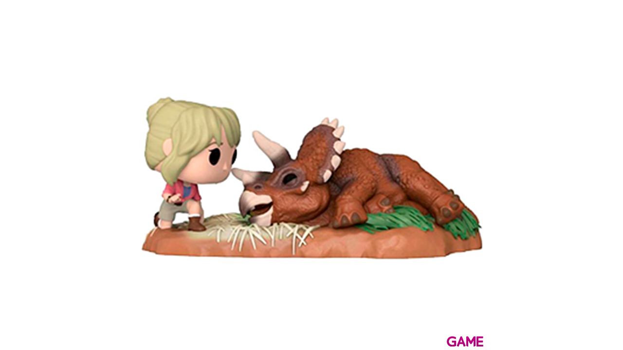 Figura POP Moment Jurassic Park Dr Sattler Triceratops Exclusive-0