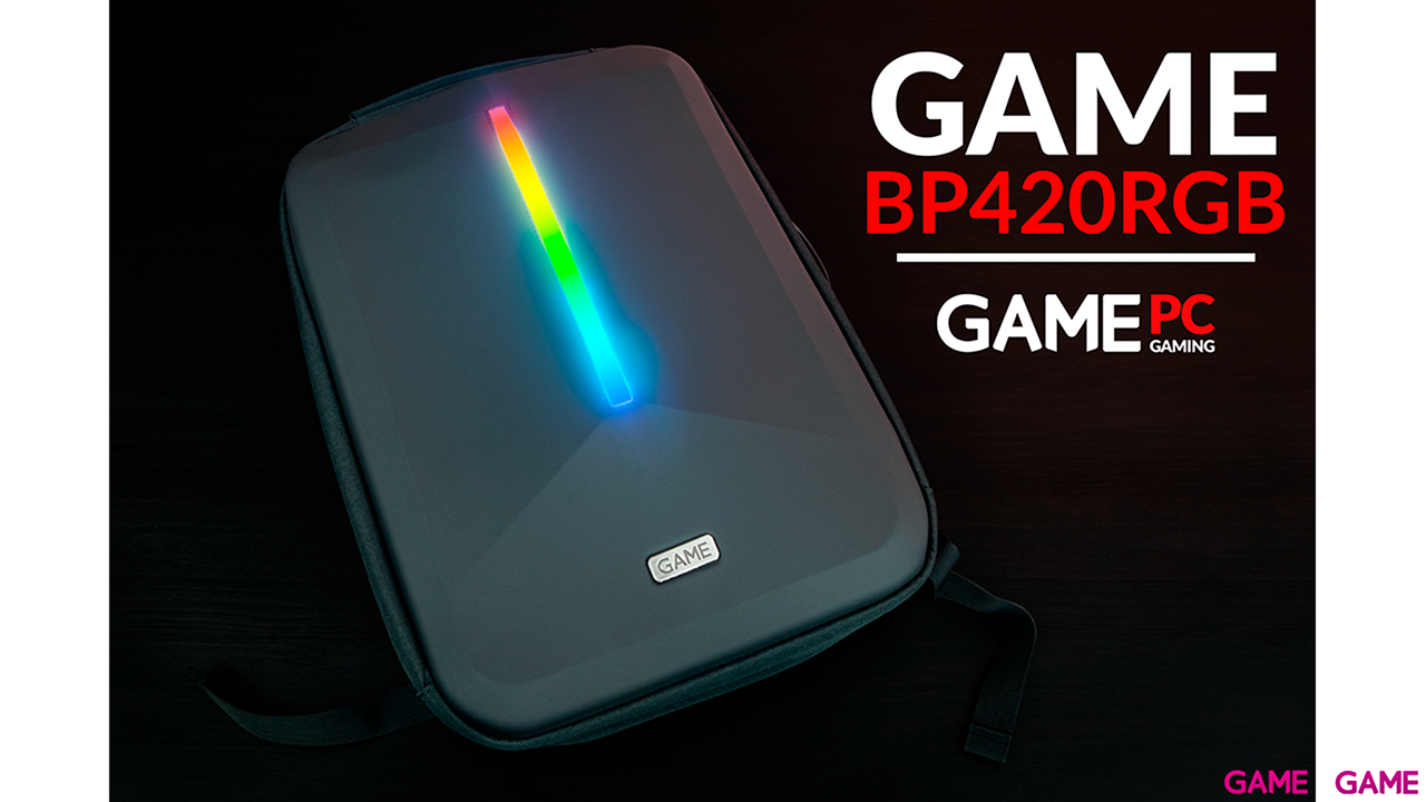 Mochila gaming  BP420 RGB + Batería portátil PW10K-0