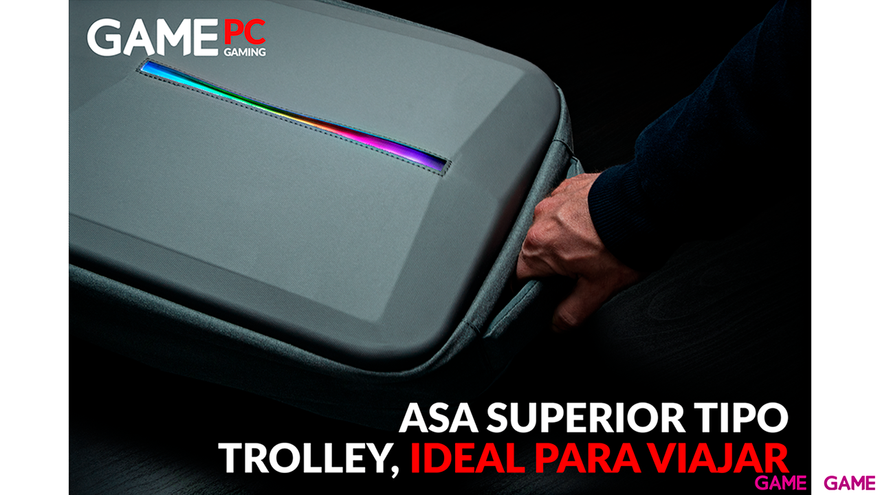 Mochila gaming  BP420 RGB + Batería portátil PW10K-2