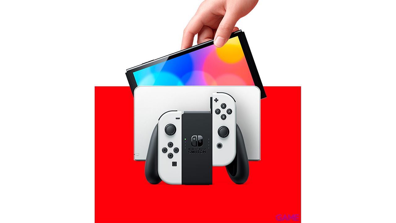 Nintendo Switch OLED + juego Mail Mole-0