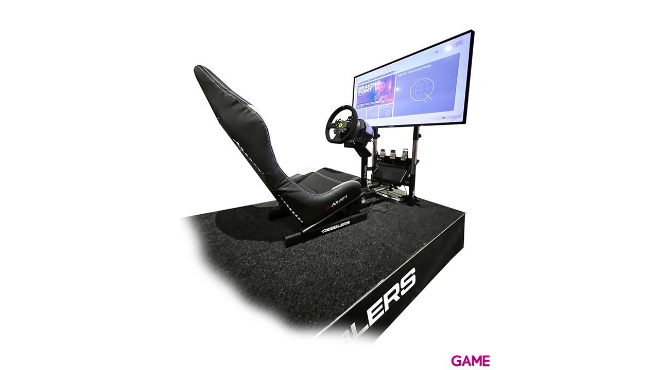 Asiento GameSeat Max RF1 Pro Racing Seat + Soporte de palanca de cambios-7