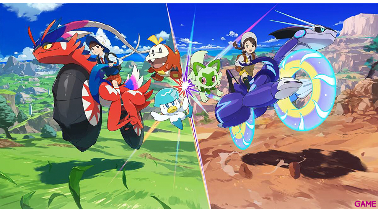 Nintendo Switch a elegir + Pokemon Escarlata ó Púrpura-4