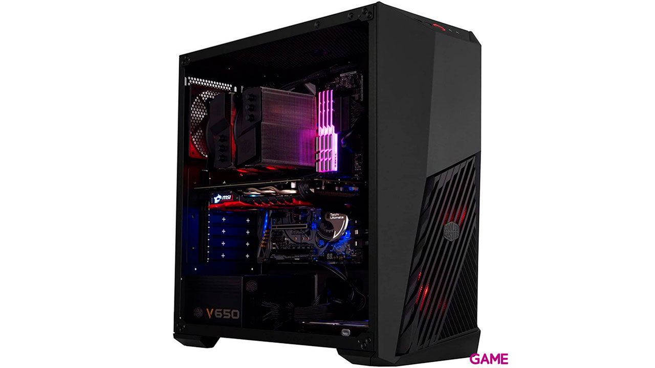 Cooler Master MasterBox K501L Midi Tower Negro - Caja Ordenador-1