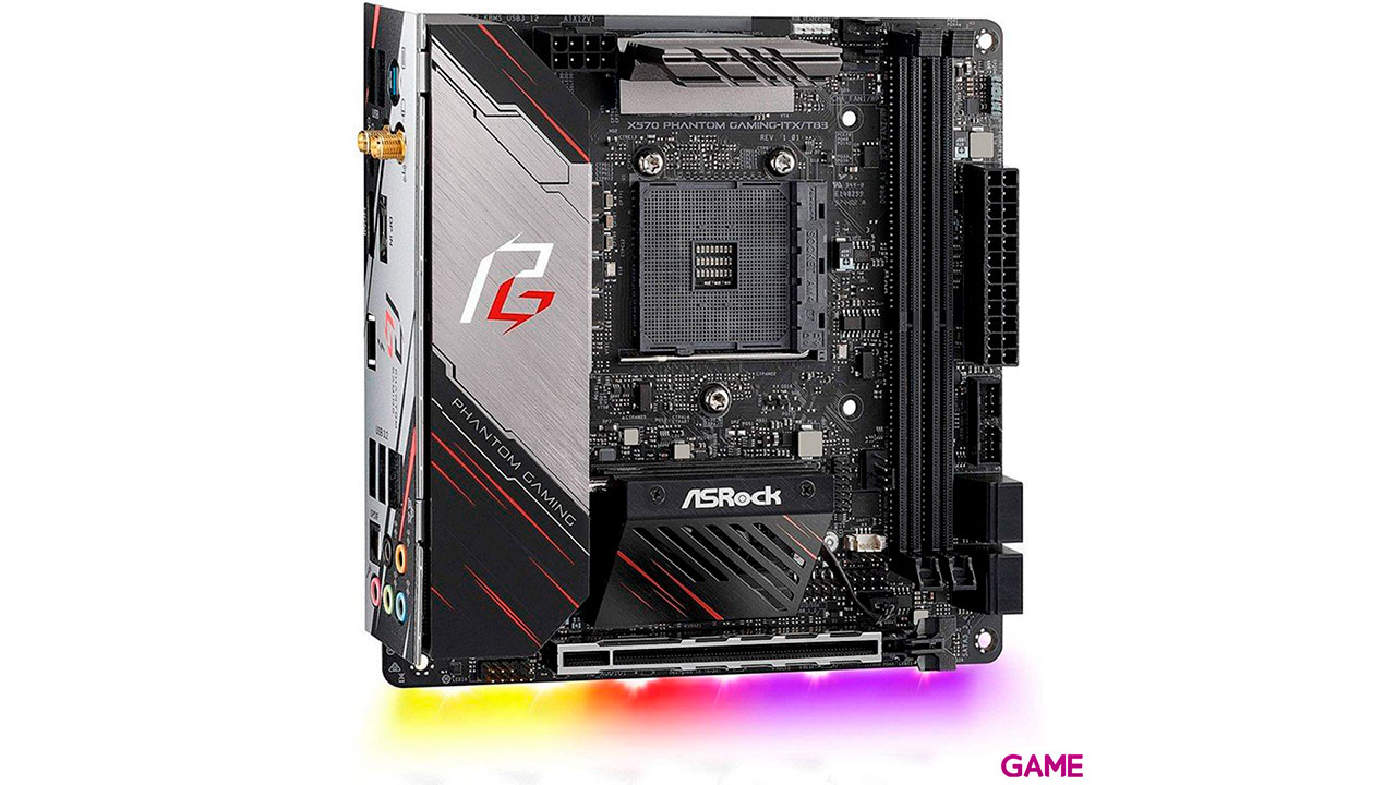 ASRock X570 Phantom Gaming-ITX/TB3 Zocalo AM4 Mini ITX AMD X570 - Placa Base-1