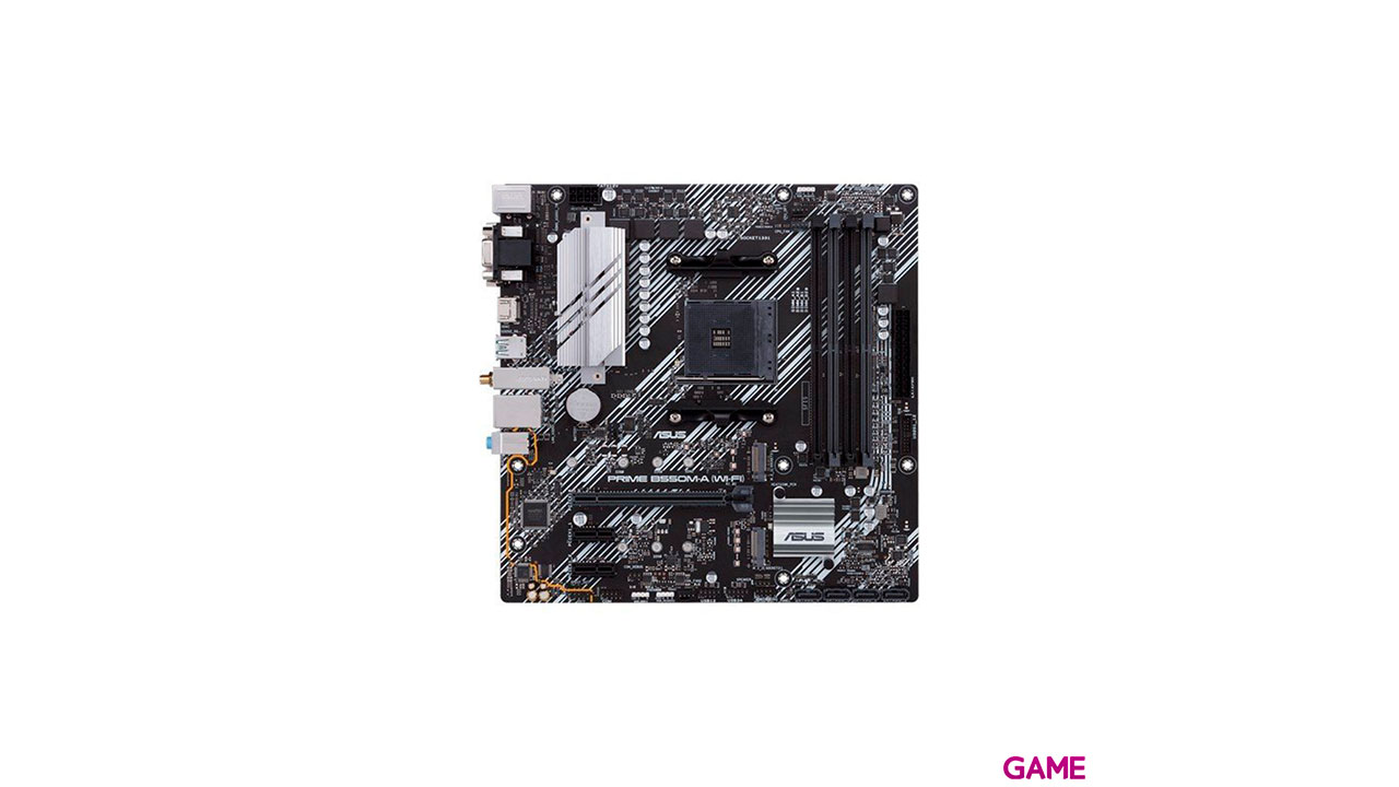 ASUS Prime B550M-A WIFI Zocalo AM4 Micro ATX AMD B550 - Placa Base-2