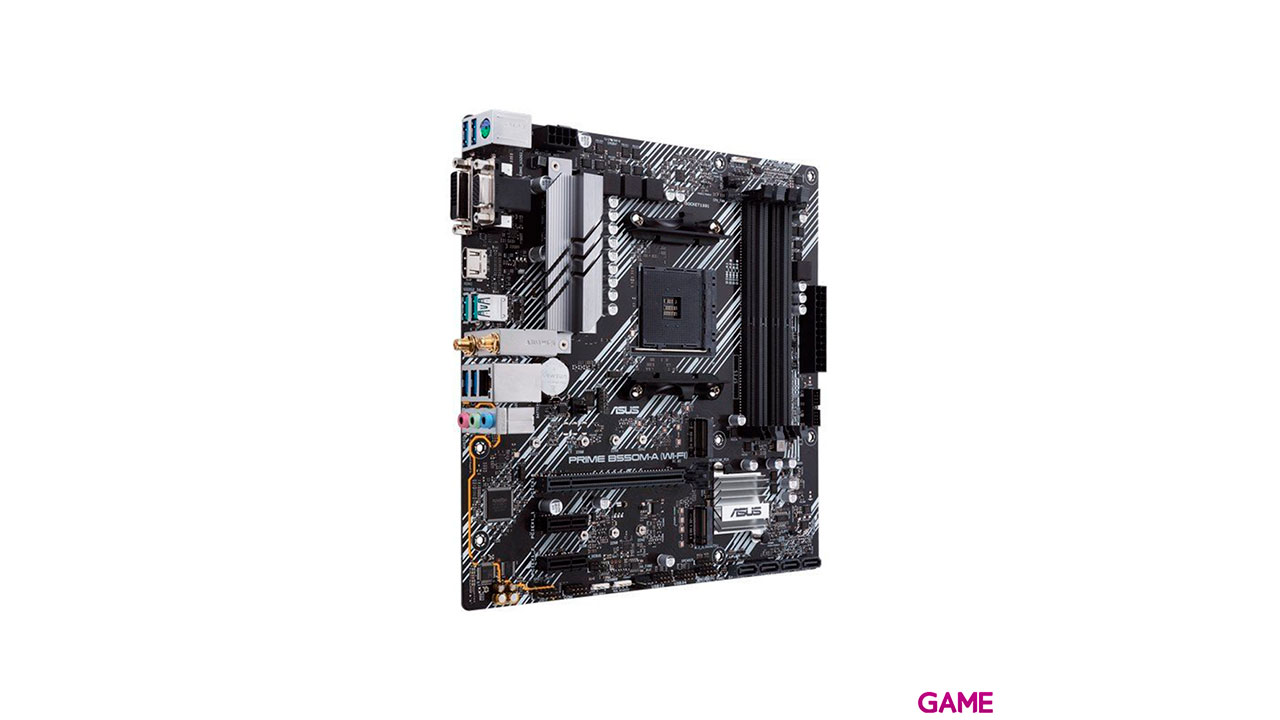 ASUS Prime B550M-A WIFI Zocalo AM4 Micro ATX AMD B550 - Placa Base-3
