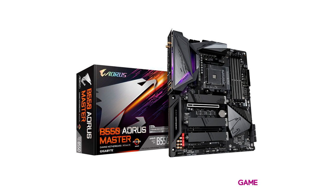 Gigabyte B550 Aorus Master Zocalo AM4 ATX AMD B550 - Placa Base-0
