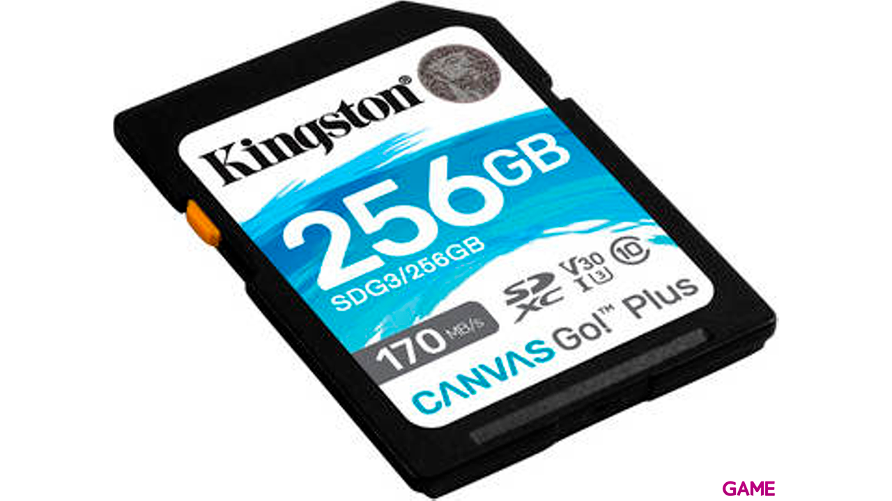 Kingston Canvas Go 256GB SDXC UHS-I CL1 - Tarjeta Memoria-1