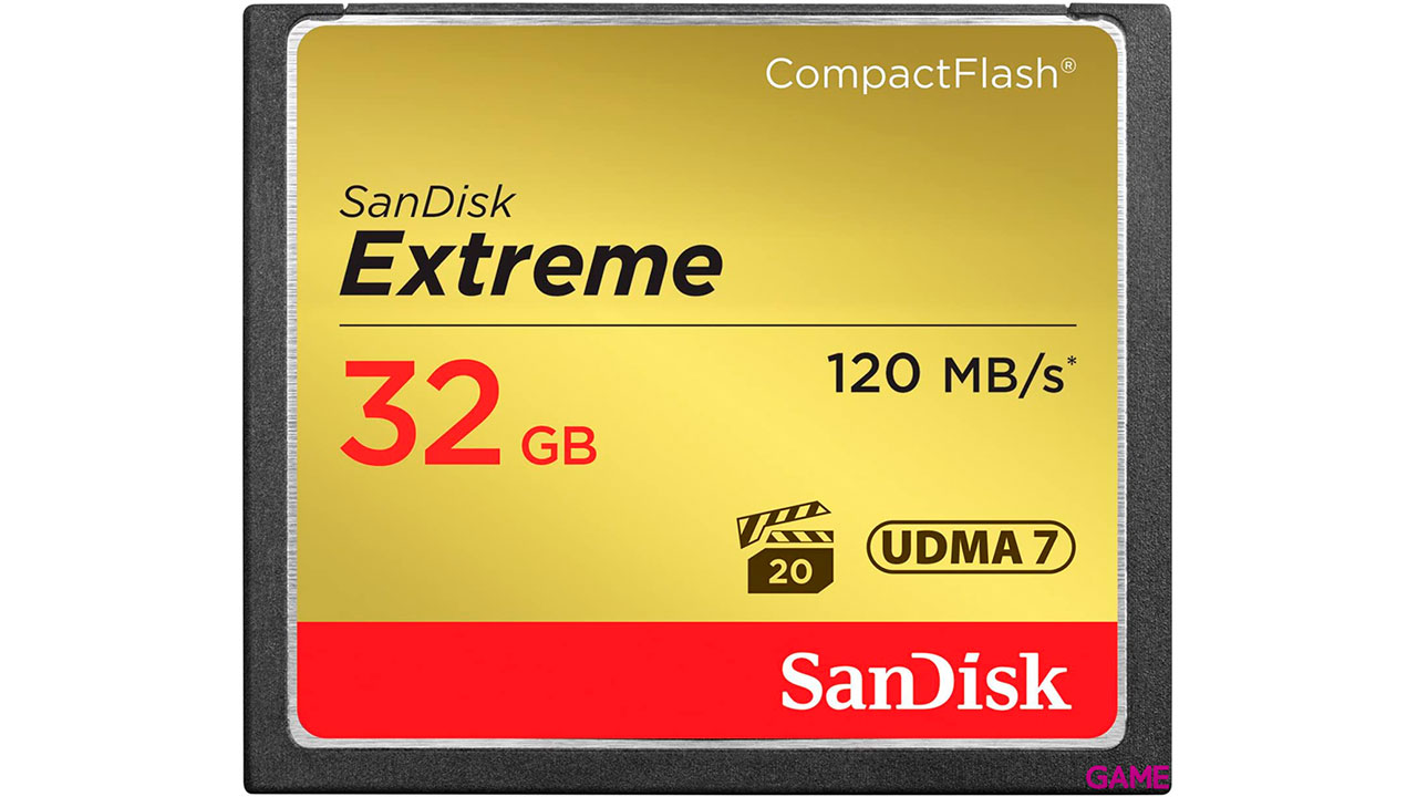 Sandisk 32GB Extreme CompactFlash - Tarjeta Memoria-1
