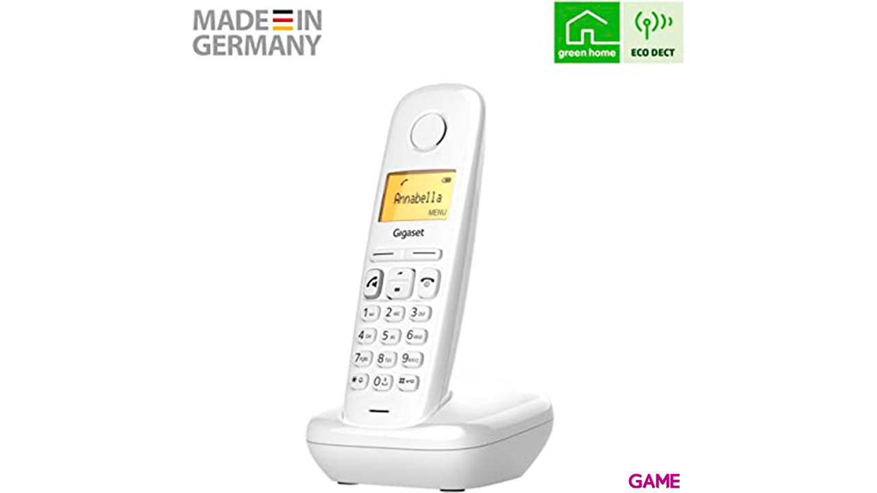 Gigaset A270 DECT Blanco Identificador de llamadas - Telefono Fijo-1