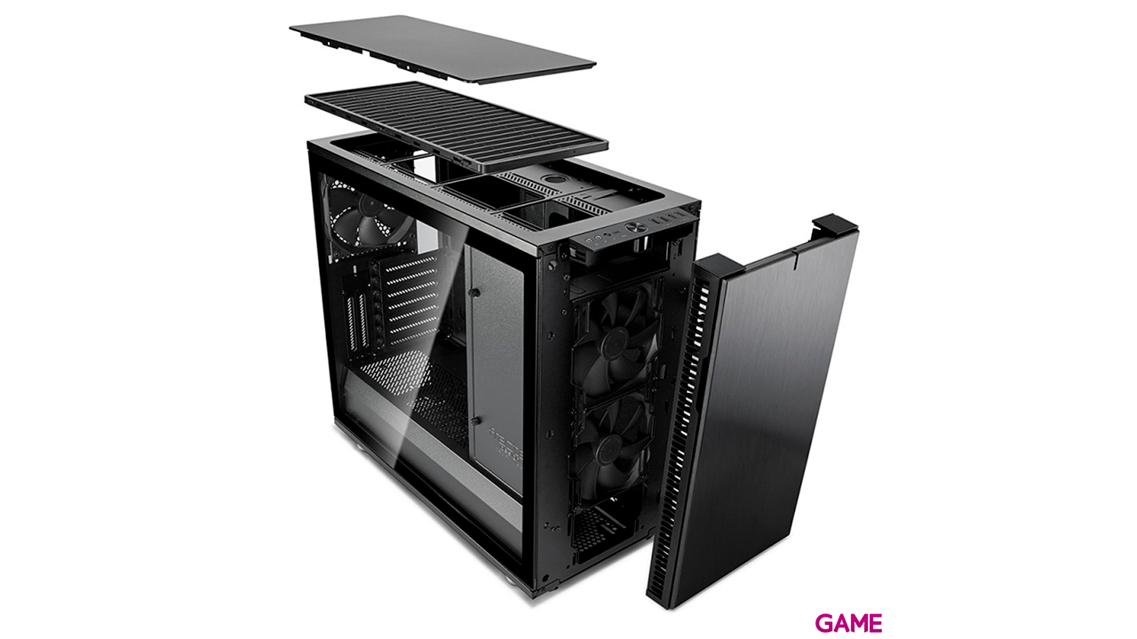 Fractal Design Define R6 USB-C Midi Tower Negro - Caja Ordenador-0