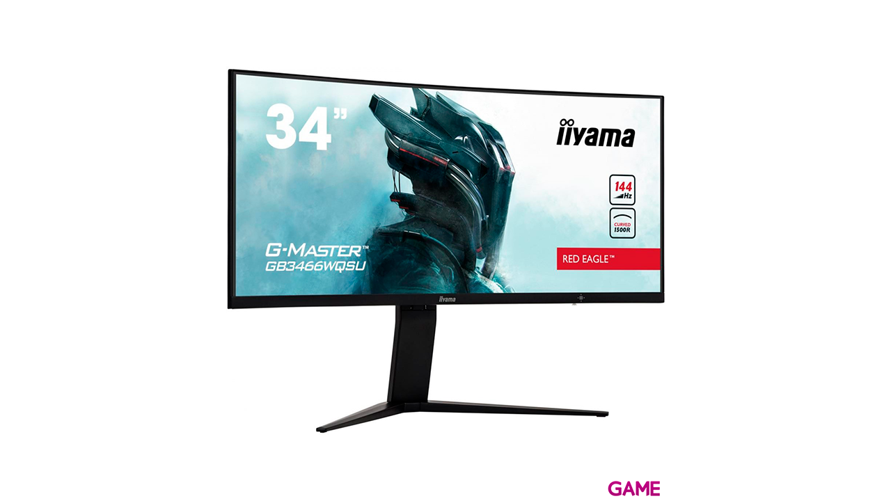 iiyama G-Master GB3466WQSU-B1 34´´ - LED - 2K QHD - 144Hz - UltraWide - Curvo - Monitor Gaming-1