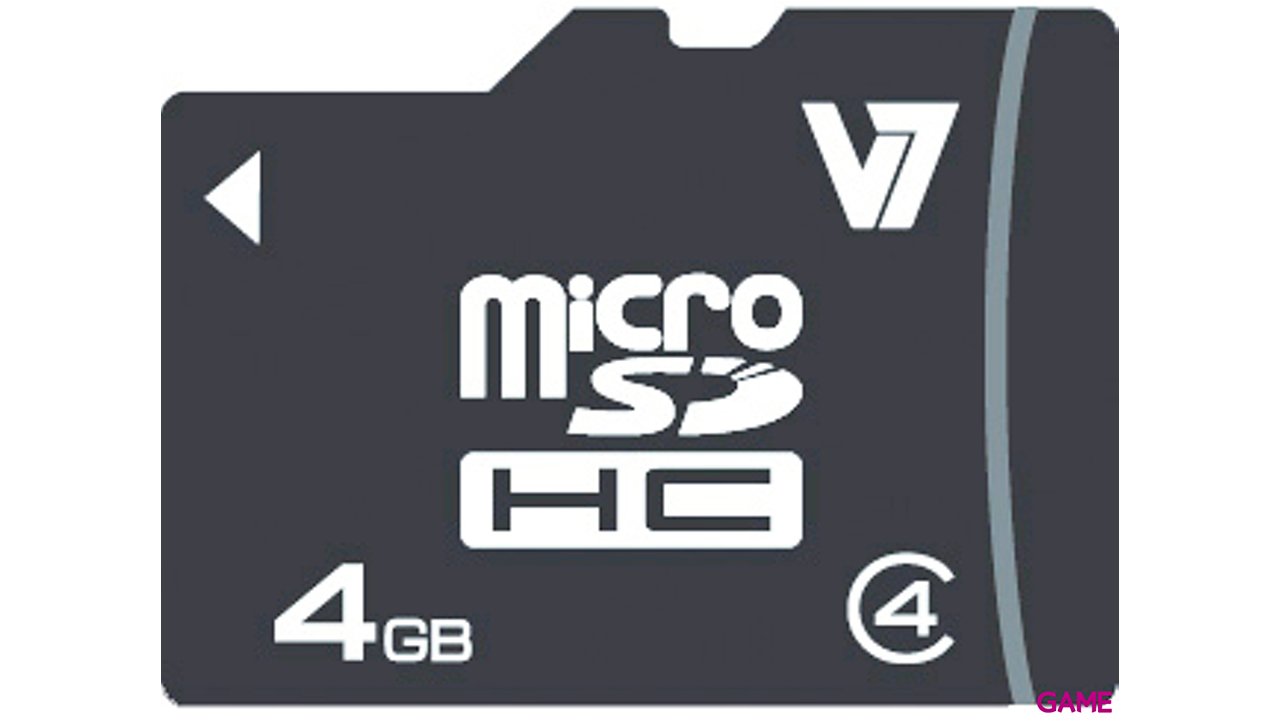 V7 MicroSD Card 4GB SDHC CL4 - Tarjeta Memoria-1