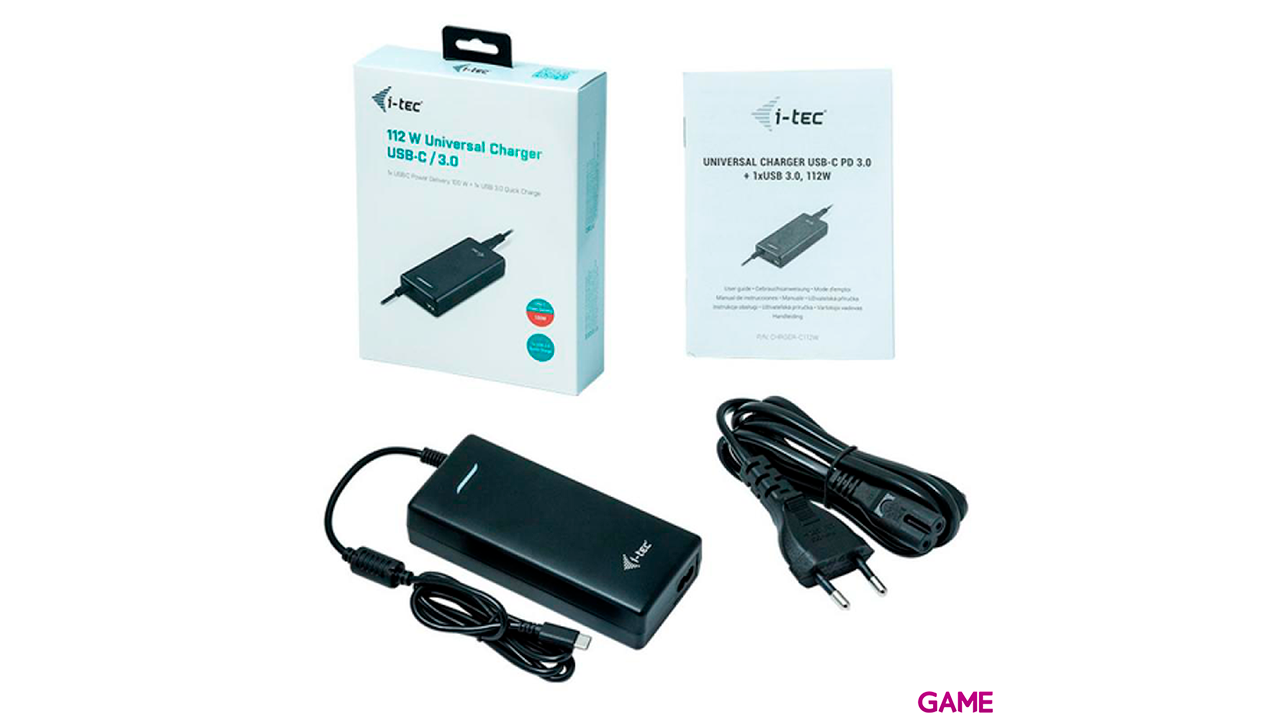 i-tec Charger-C112W Negro - Cargador-2
