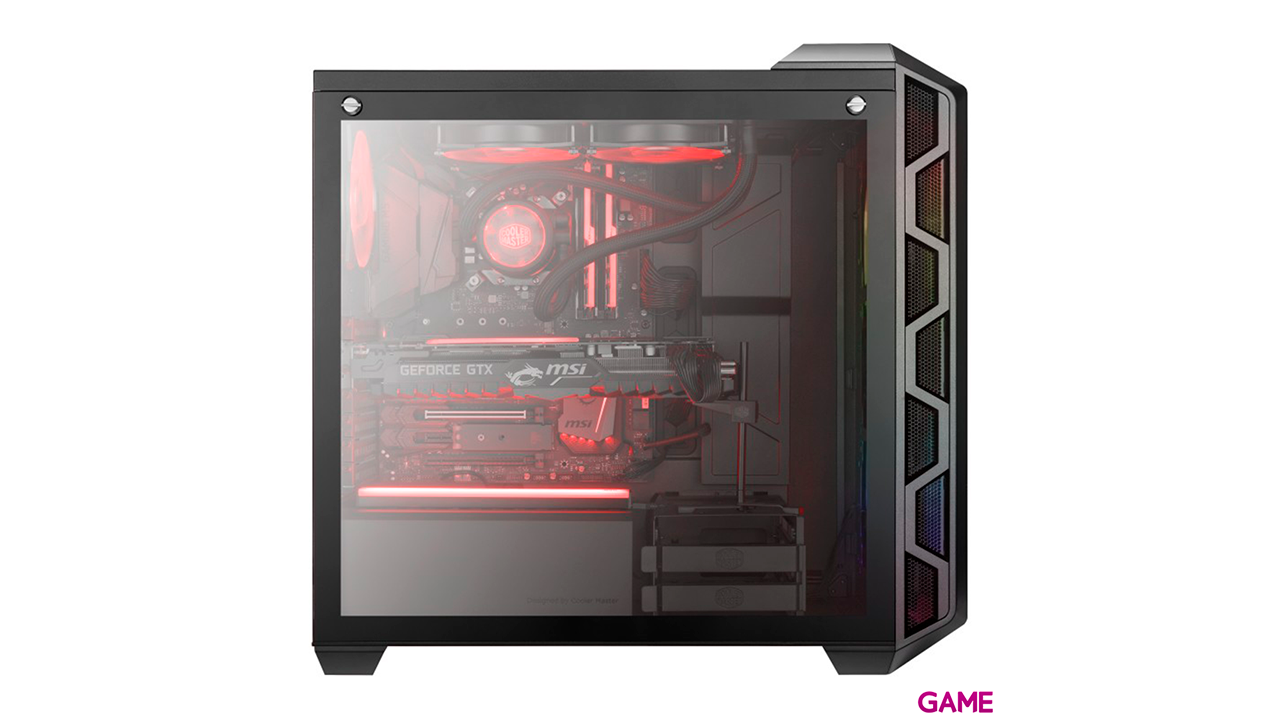 Cooler Master MasterCase H500 ARGB Midi Tower Gris - Caja Ordenador-0