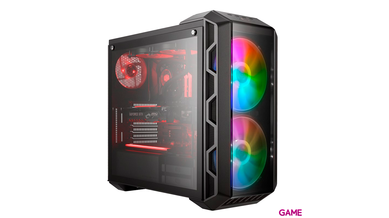 Cooler Master MasterCase H500 ARGB Midi Tower Gris - Caja Ordenador-2