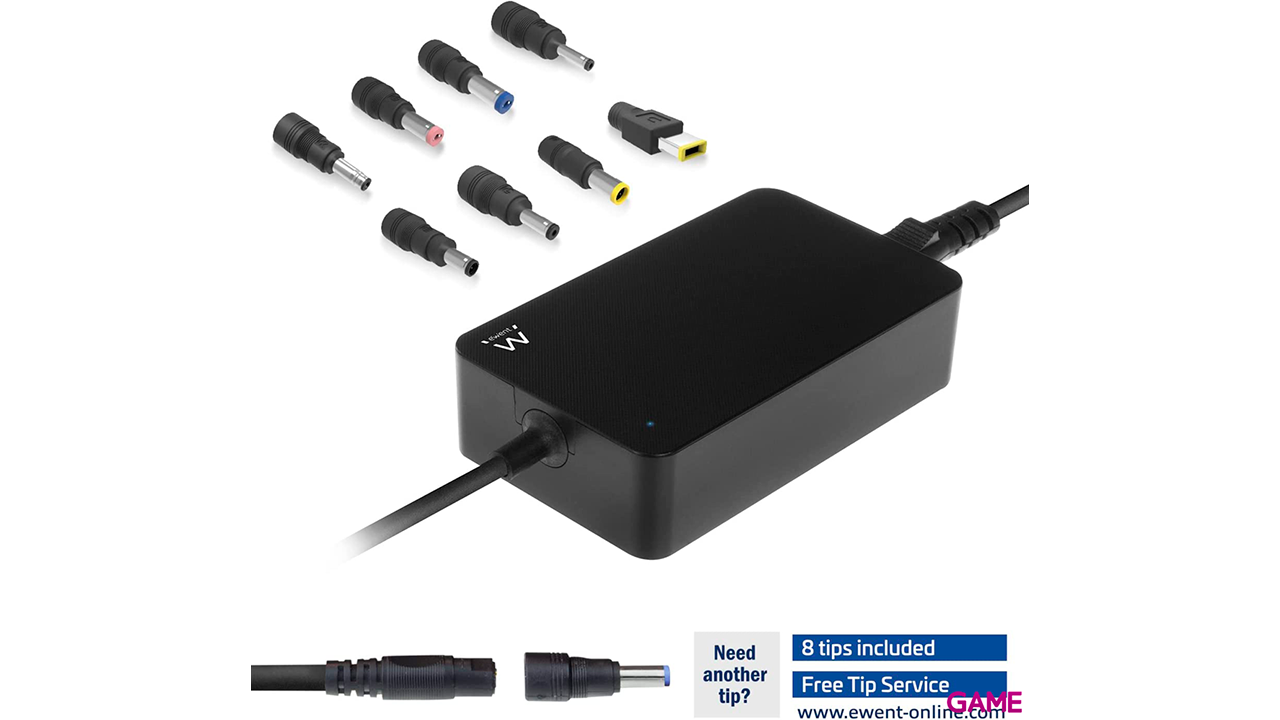Ewent EW3985 Inversor Vorriente Universal 65W Negro - Adaptador-2