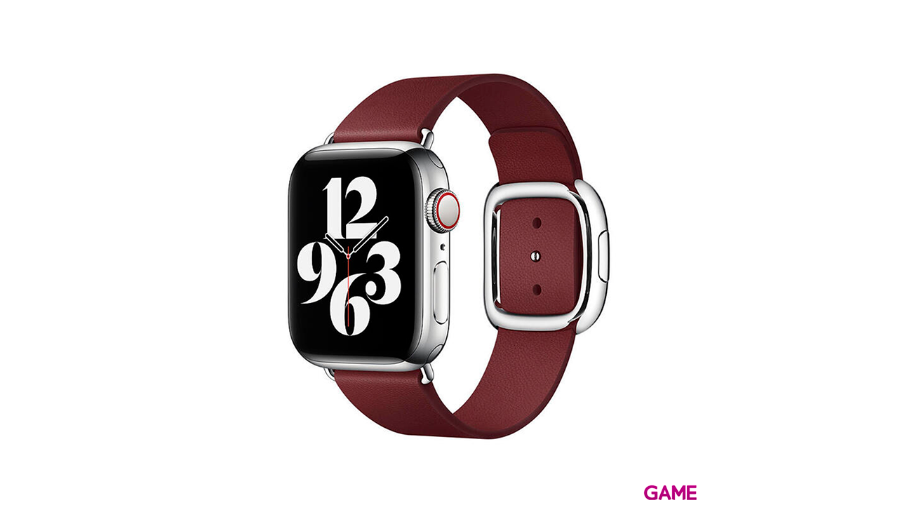 Apple Watch 40mm Cuero Garnet Modern Buckle M - Correa-1