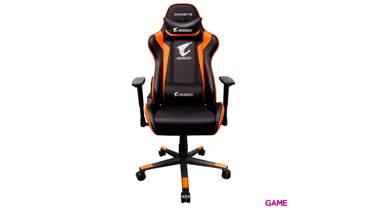 Gigabyte Ergonomic Aorus Gaming AGC300 V2 Naranja Negro - Silla Gaming-0