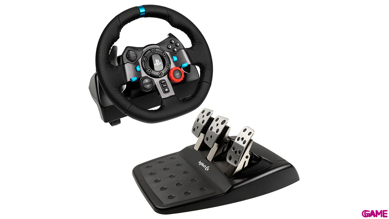 Logitech G29 Driving Force PS5-PS4-PS3-PC -Licencia Oficial - Volante-0