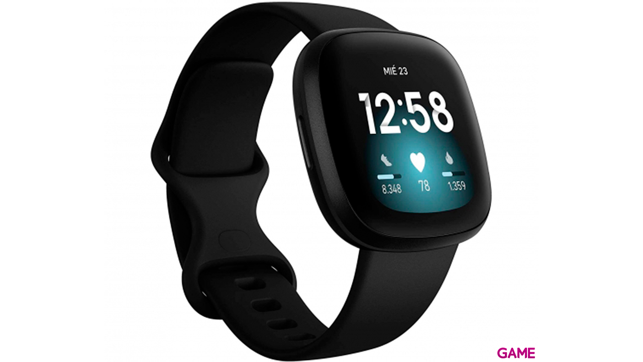 Fitbit Versa 3 40 mm AMOLED GPS Negro - Reloj Inteligente-0
