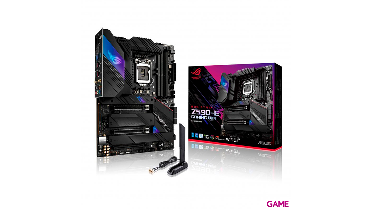 ASUS ROG Strix Z590-E Gaming WIFI Intel Z590 LGA 1200 ATX - Placa Base-0
