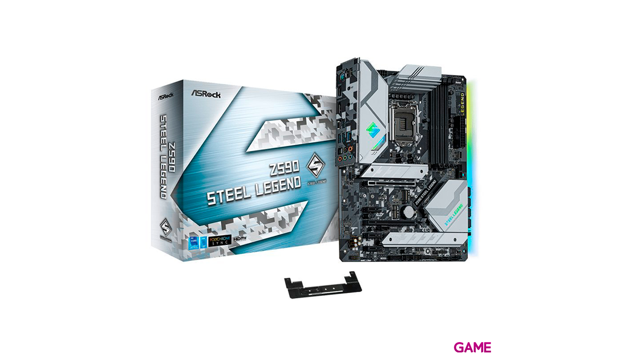 ASRock Z590 Steel Legend Intel Z590 LGA 1200 ATX - Placa Base-3