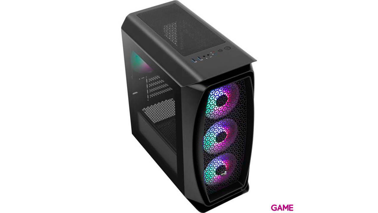 Aerocool Aero One Mini Frost Mini Tower Negro - Caja Ordenador-2