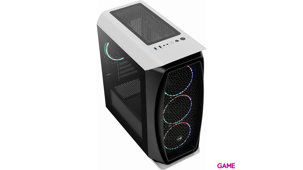 Aerocool Aero One Mini Eclipse Mini Tower Blanco - Caja Ordenador-2