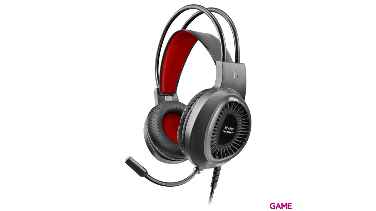 Mars Gaming MH120 auricular y casco Auriculares Diadema Conector de 3,5 mm Negro-0