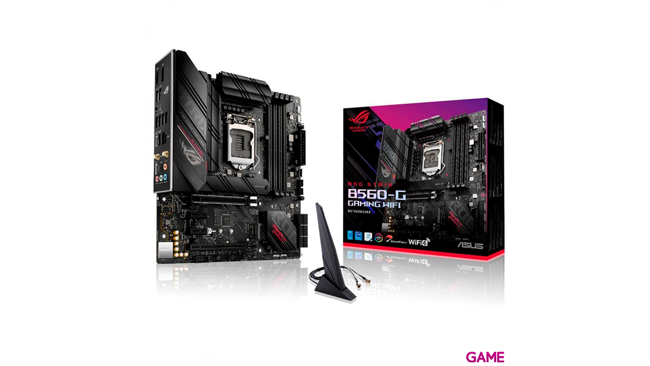 ASUS ROG Strix B560-G Gaming WIFI Intel B560 LGA 1200 micro ATX - Placa Base-0